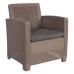 Faro 4 Seater Conversation Set - Taupe Grey